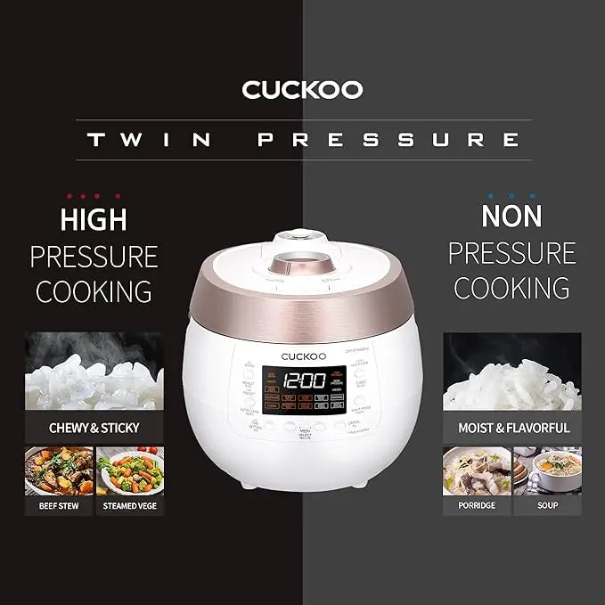 Twin Pressure Plate Rice Cooker & Warmer