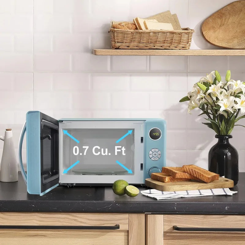 Retro Countertop Microwave Oven