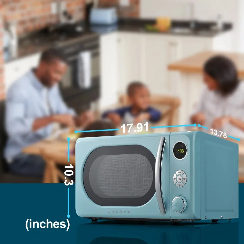 Retro Countertop Microwave Oven
