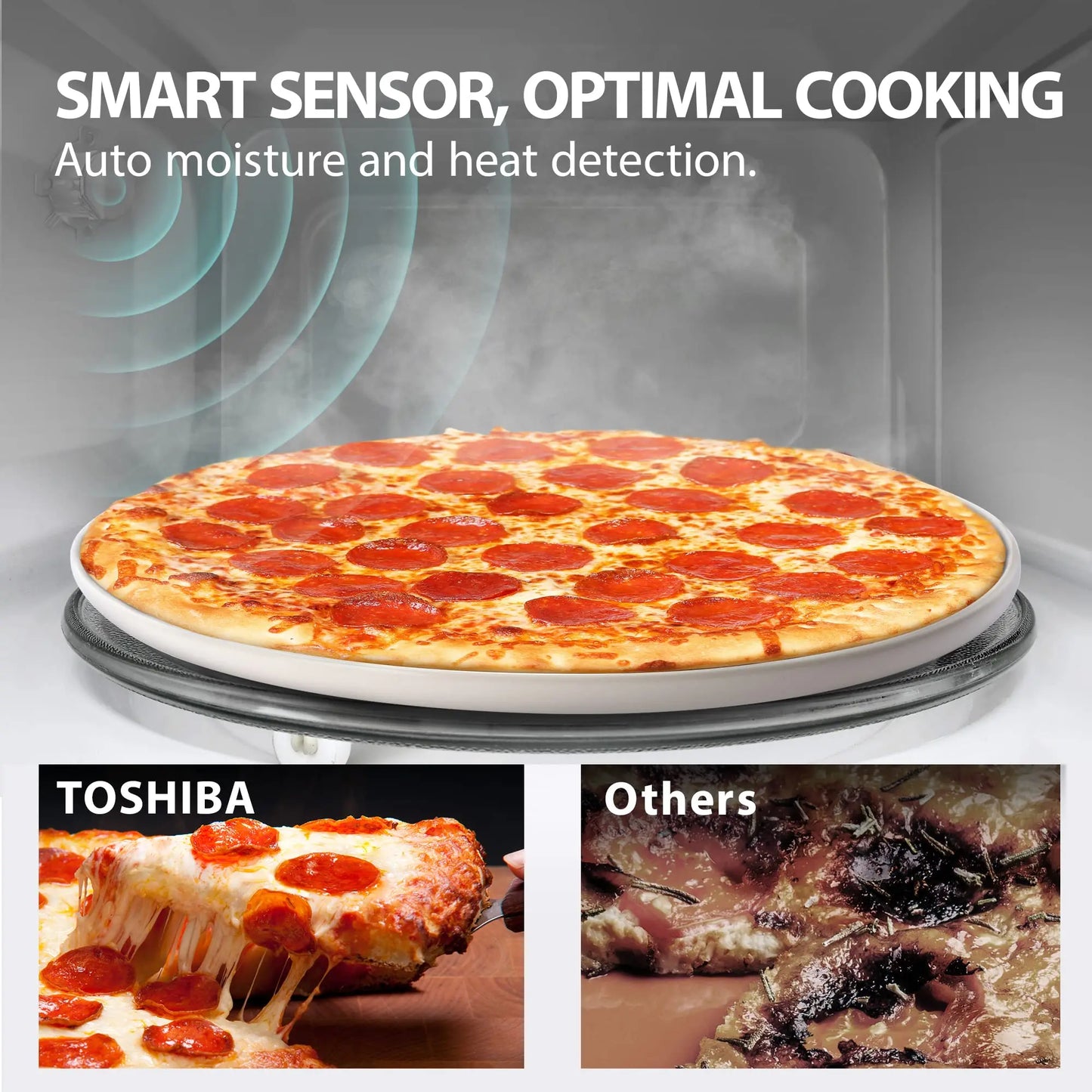 Smart Sensor Countertop Microwave Oven