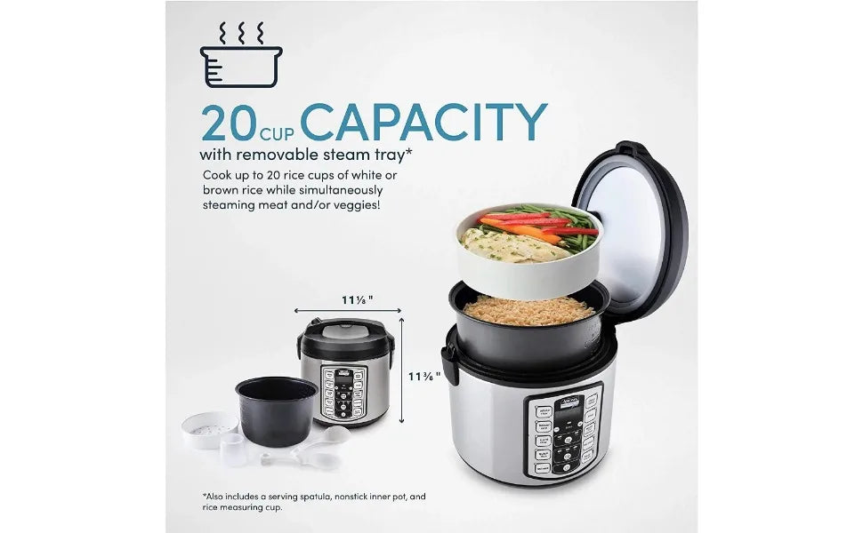 Digital Rice & Grain Multicooker, Food Steamer