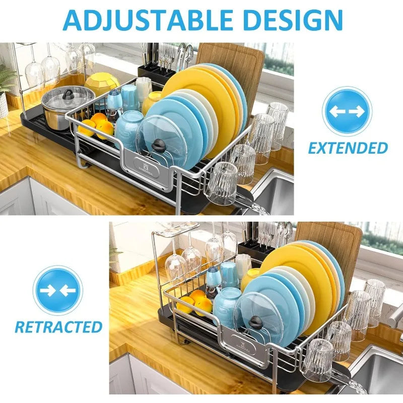 Expandable Dish Drying Rack