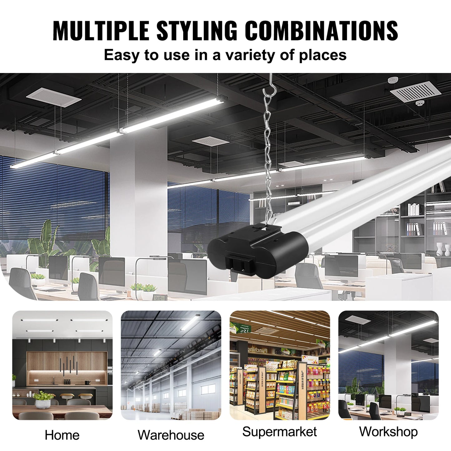 Garage/Warehouse Hanging Mount Ceiling Lights