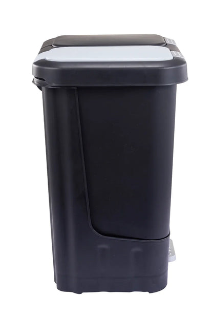 Dual Plastic Trash and Recycle Bin