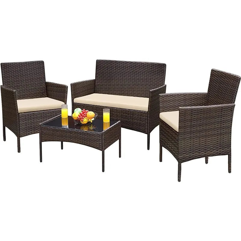 4- Piece Patio Furniture