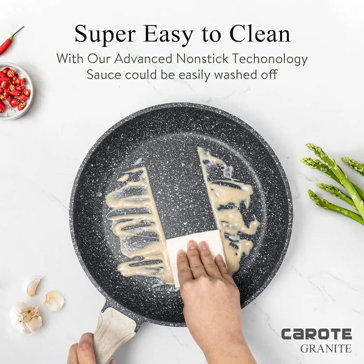 Nonstick Granite Cookware Set