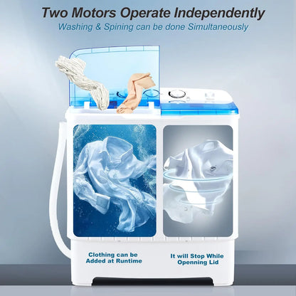 Mini Twin Tub Portable Washing Machine