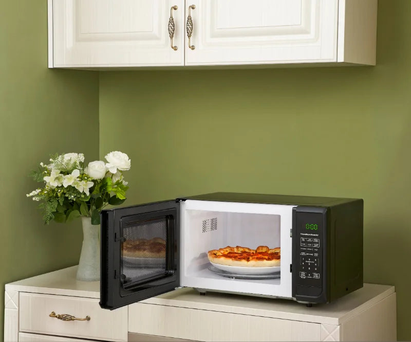 Black Microwave Oven