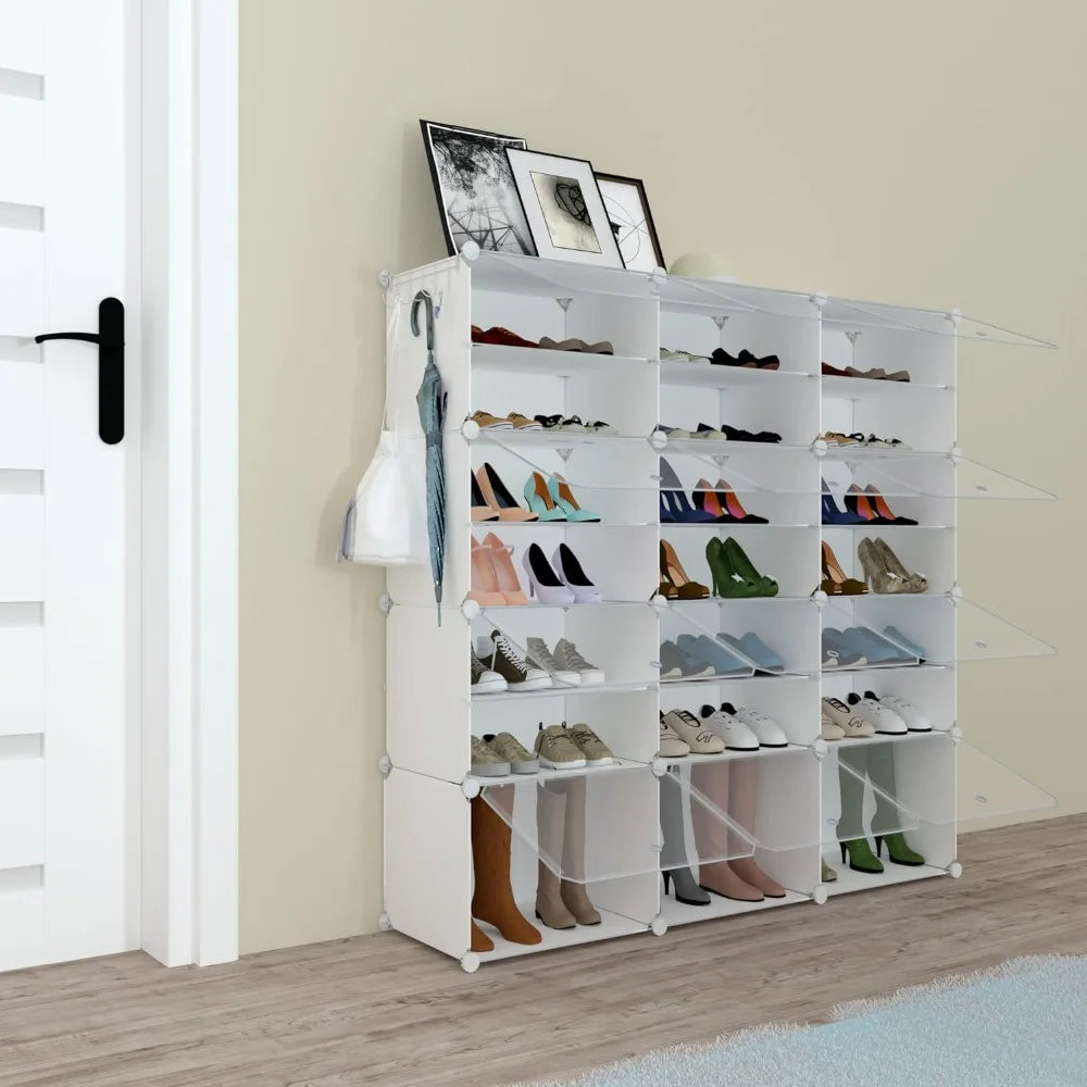 48 Pair Shoe Storage Cabinet