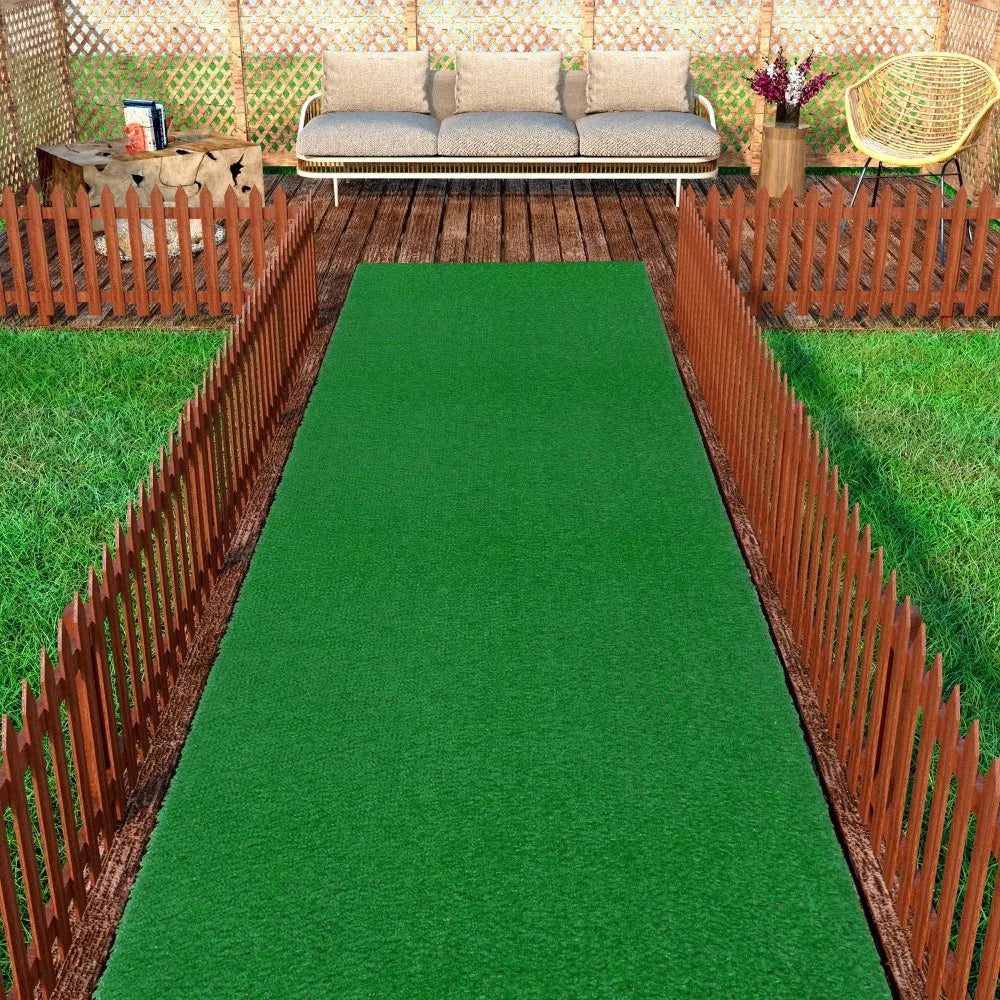 Indoor/Outdoor Artificial Grass Rug For Patio