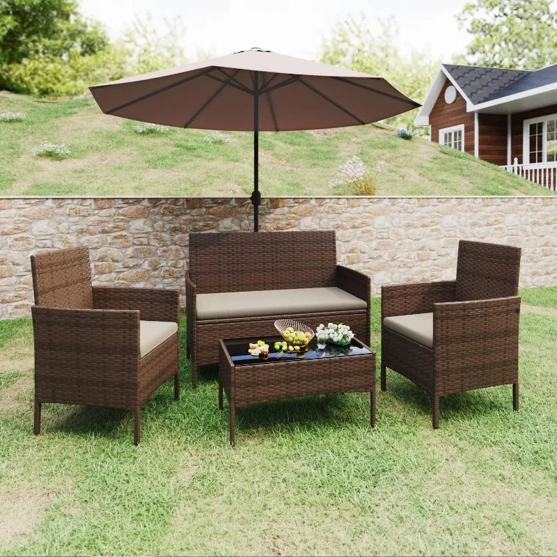 4- Piece Patio Furniture