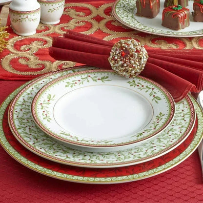 Holiday Dinner Plate Set Kitchen Plates Set of Plates for Family Sets Crockery Cute Tableware