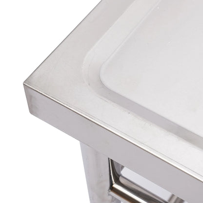 Stainless Steel Commercial Kitchen Sink Prep Table