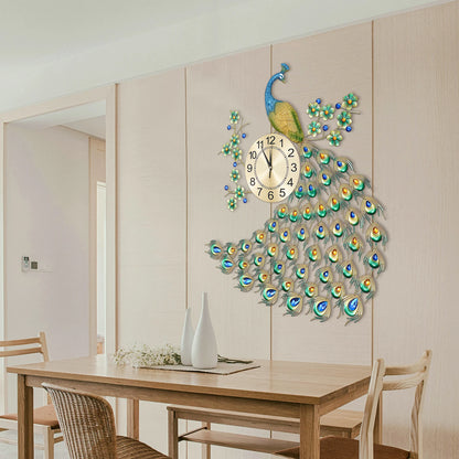 8.26'' Peacock Wall Clock