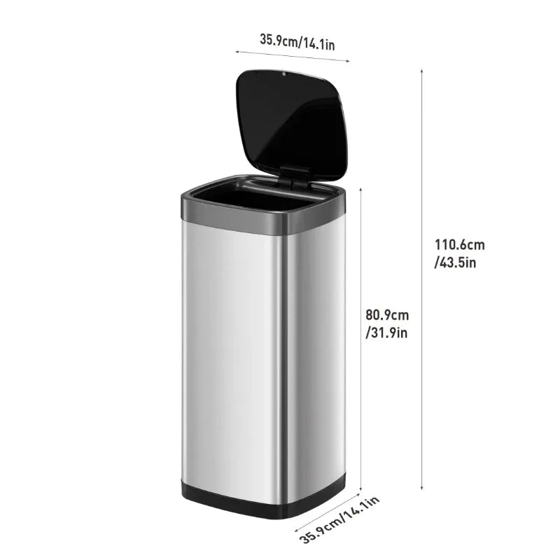 Stainless Steel Motion Sensor Kitchen Trash Can