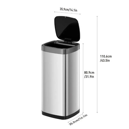 Stainless Steel Motion Sensor Kitchen Trash Can