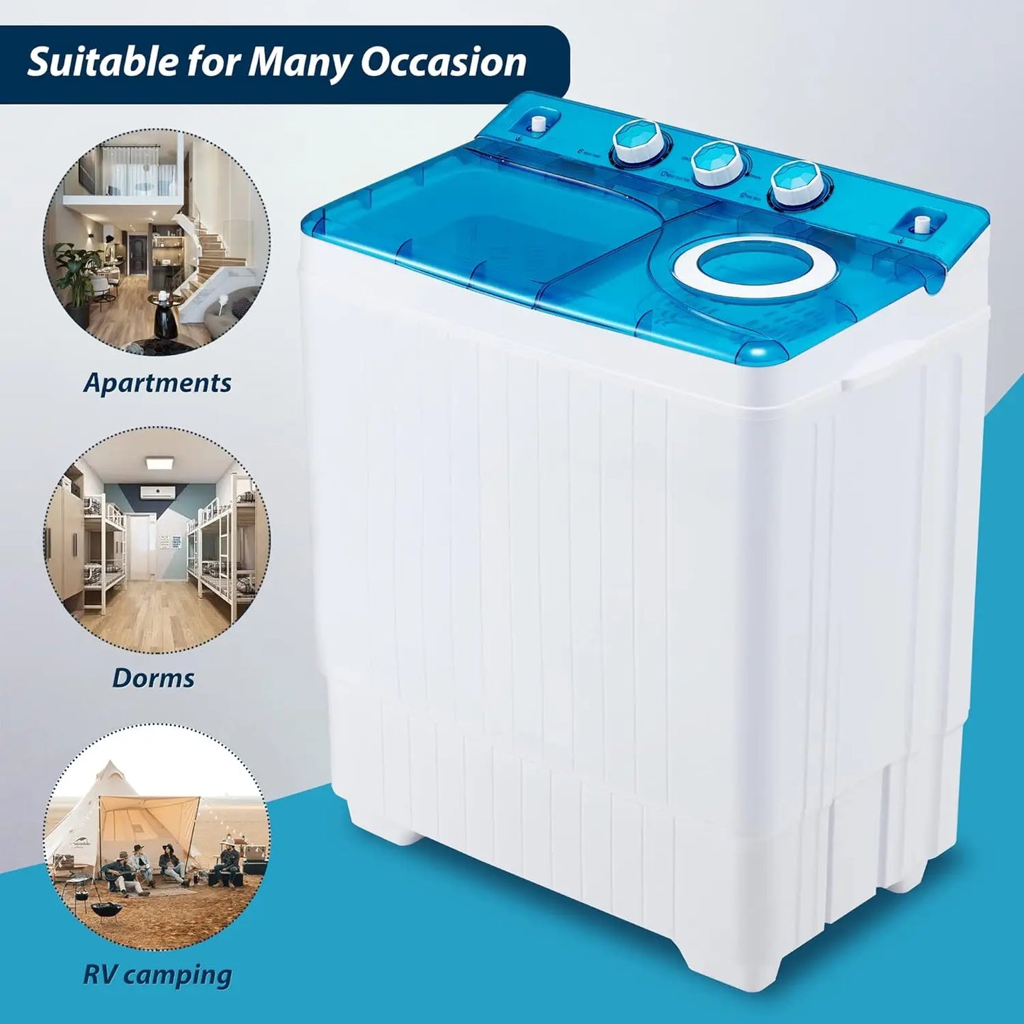 Portable Washing Machine Washer and Dryer Combo