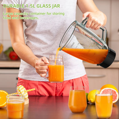 Glass Jar Smoothie Blender