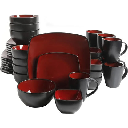 Reactive Glaze Stoneware Dinnerware Set