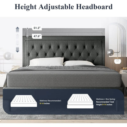 Adjustable Headboard Bed frame