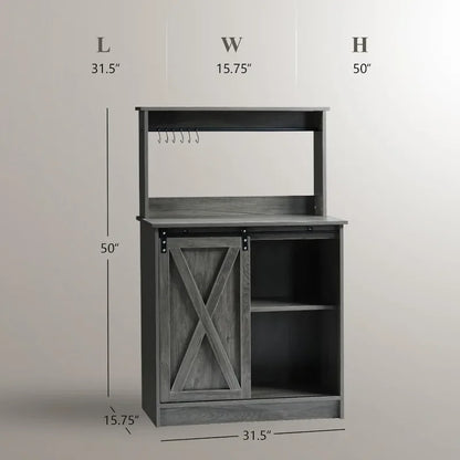 Farmhouse Coffee Bar Cabinet