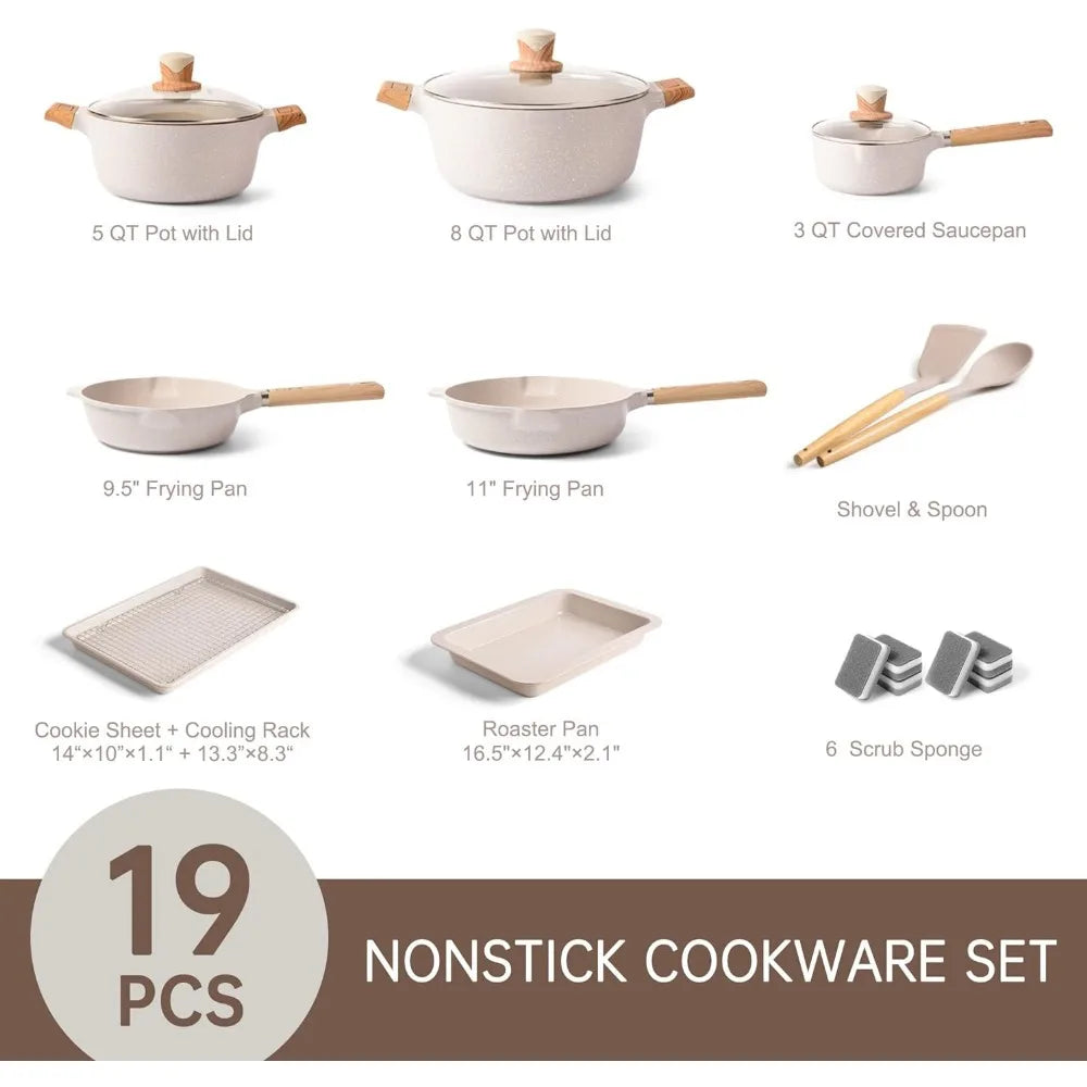 Kitchen Baking Pans And Pots Set