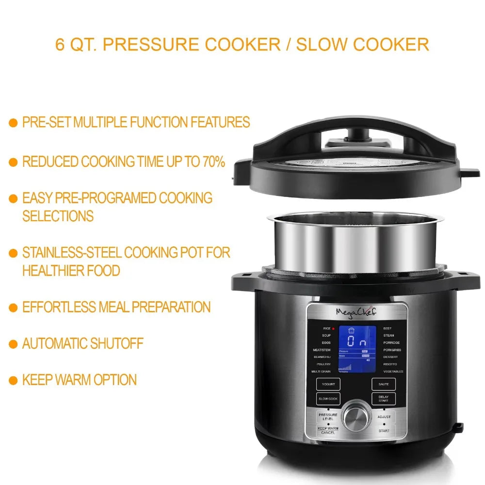 Stainless Steel Electric Digital Pressure Cooker