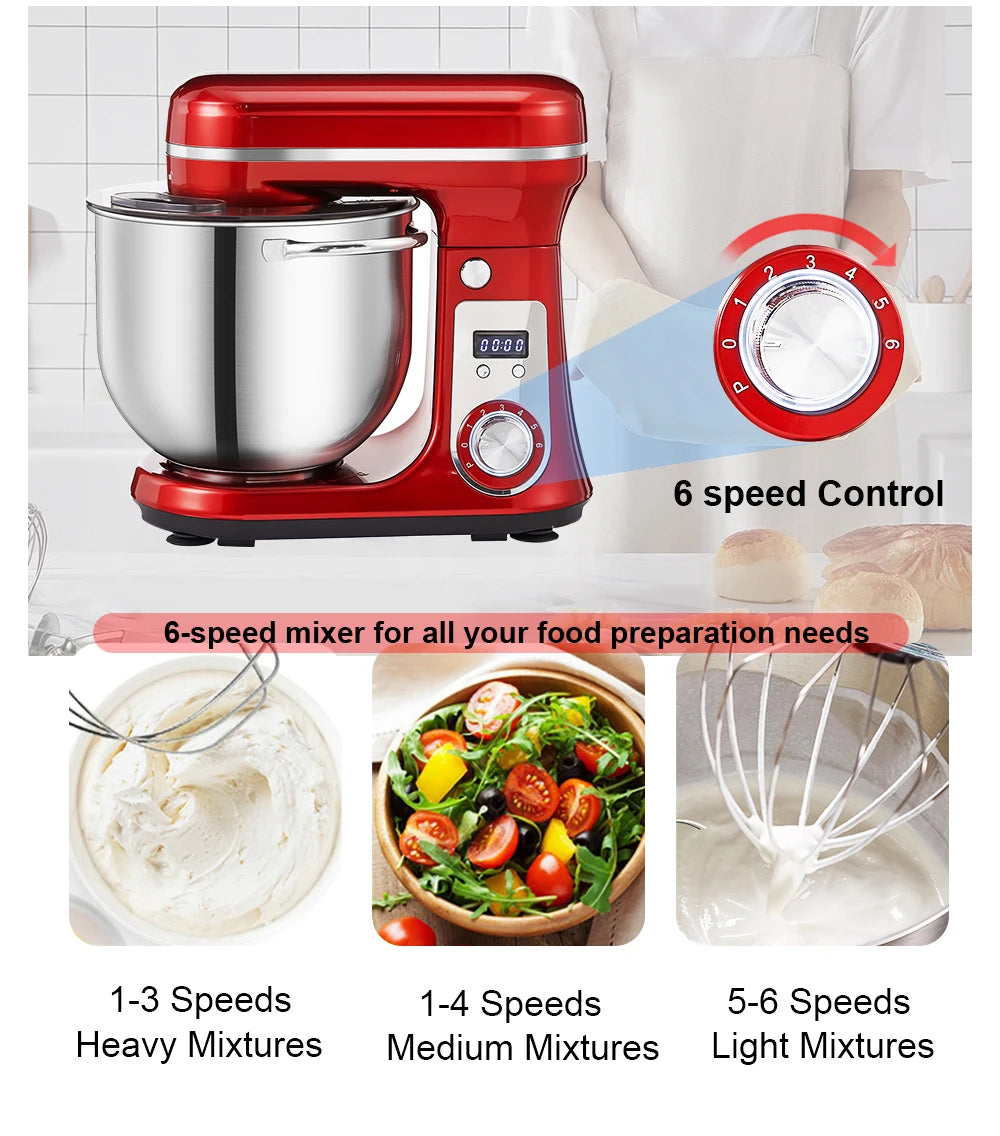 Quiet Motor Kitchen Food Stand Mixer/Blender