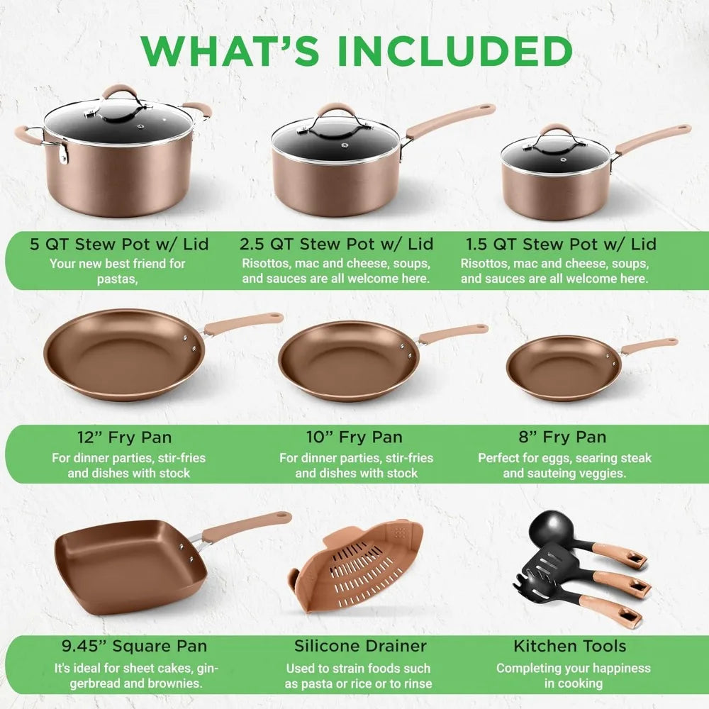 Non-Stick Kitchen Cookware Set