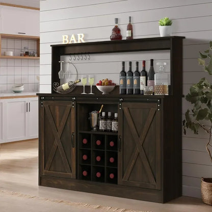 Farmhouse Coffee Bar Cabinet