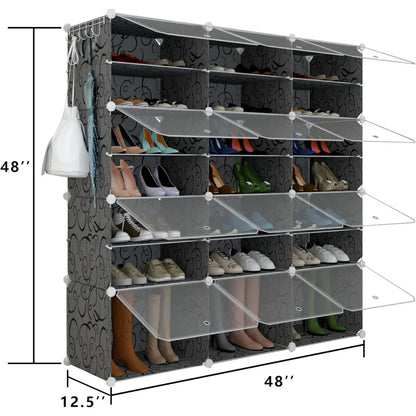 48 Pair Shoe Storage Cabinet