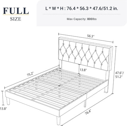 Adjustable Headboard Bed frame