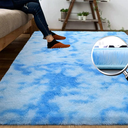 Large Area Rug Fluffy Warm Winter Carpets