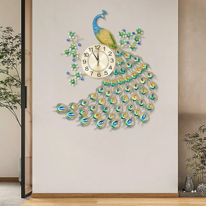 8.26'' Peacock Wall Clock