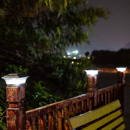 Outdoor Solar Post Lamp