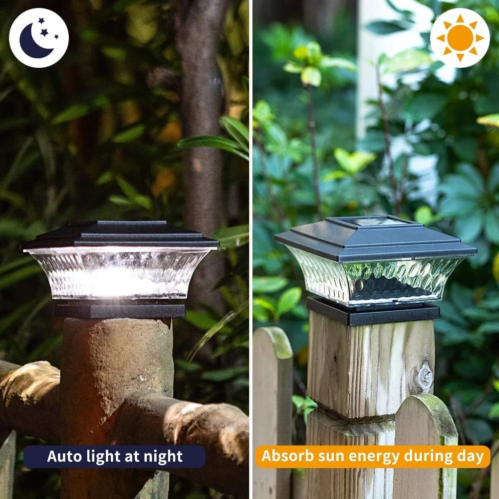 Outdoor Solar Post Lamp