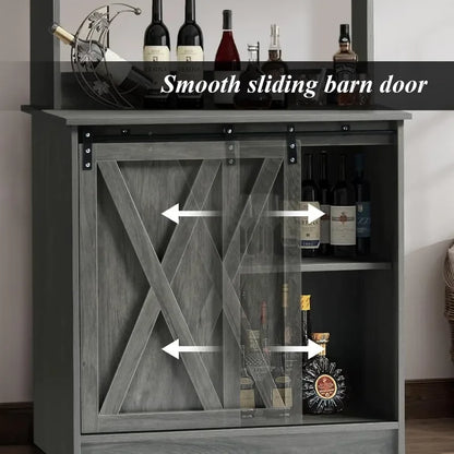 Farmhouse Coffee Bar Cabinet