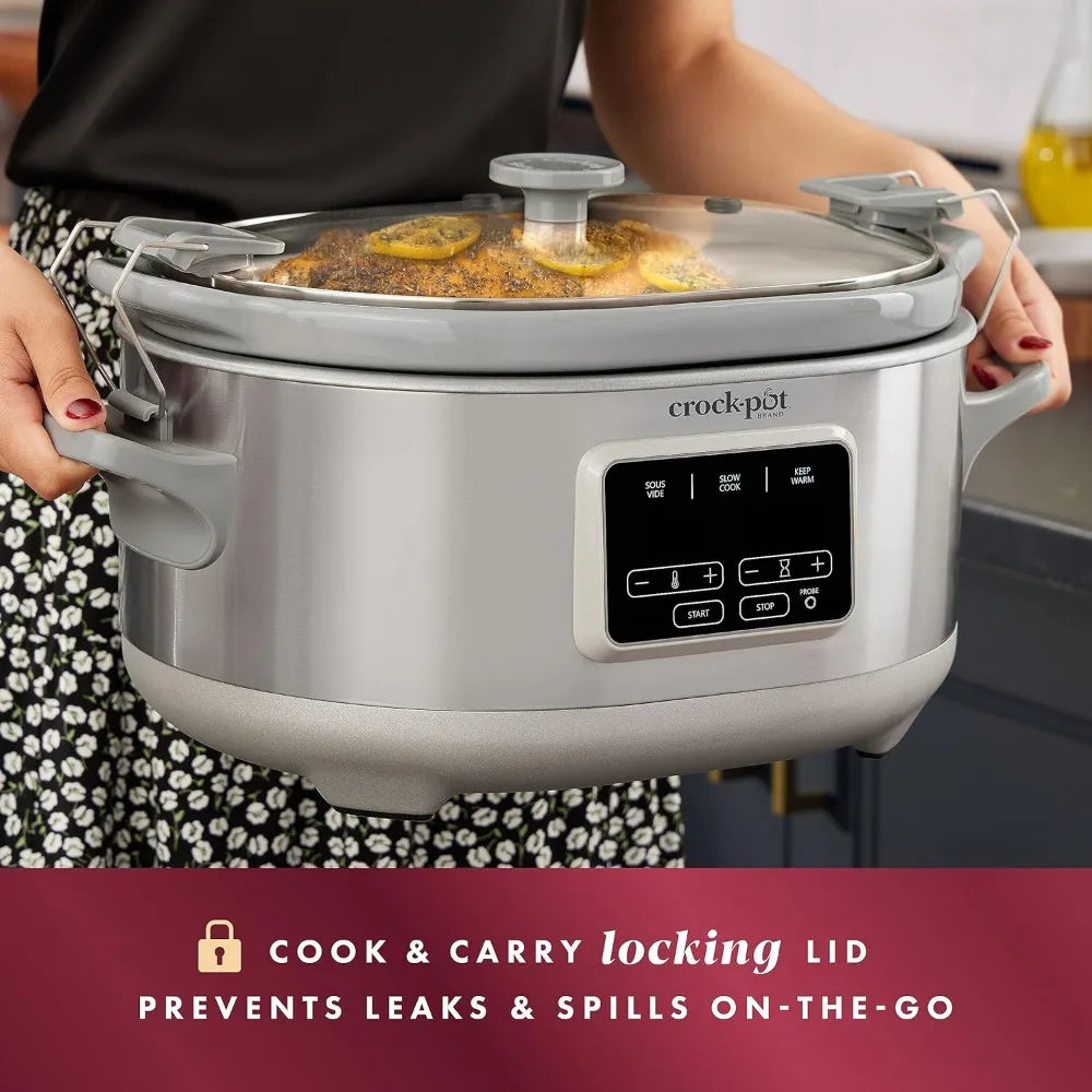 Programmable Stainless Steel Stew Pot Rice Cooker