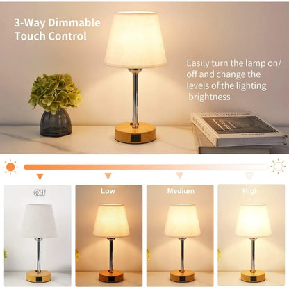 Bedside Table Lamps Set