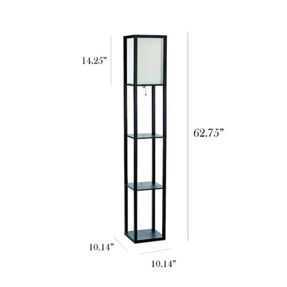 Floor Lamp Etagere Organizer Storage Shelf