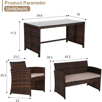 Outdoor Patio Furniture Set