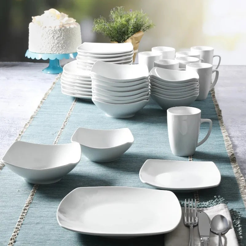 40-Piece Dinnerware dishes and plates Set