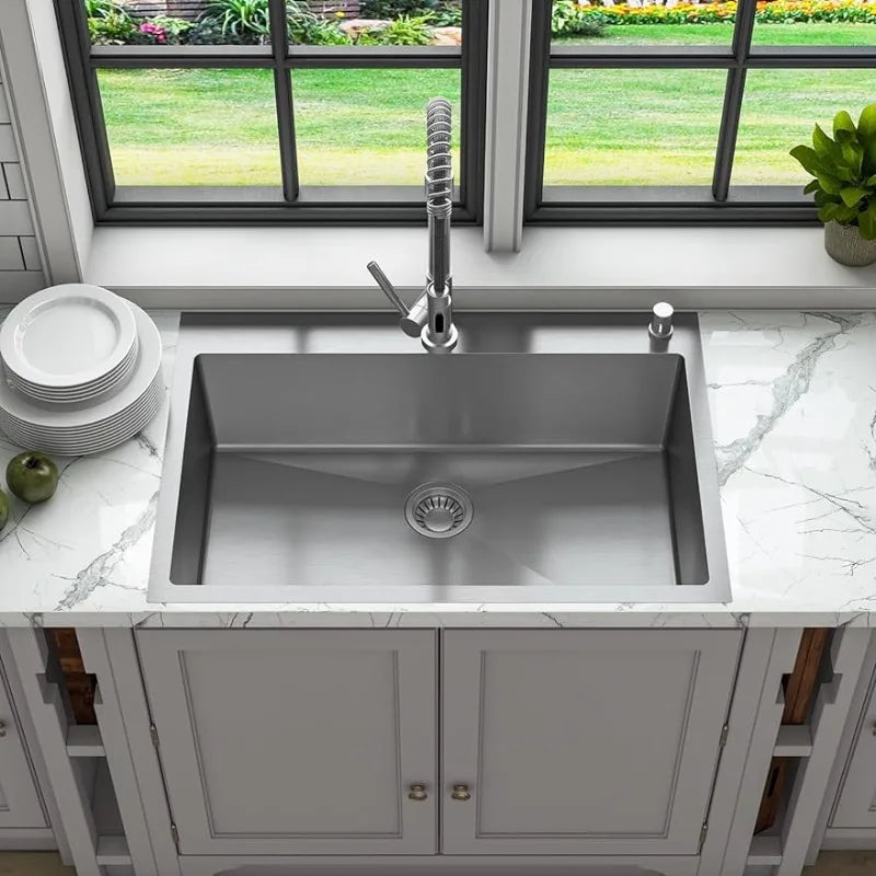 Drop In Single Bowl Kitchen Sink