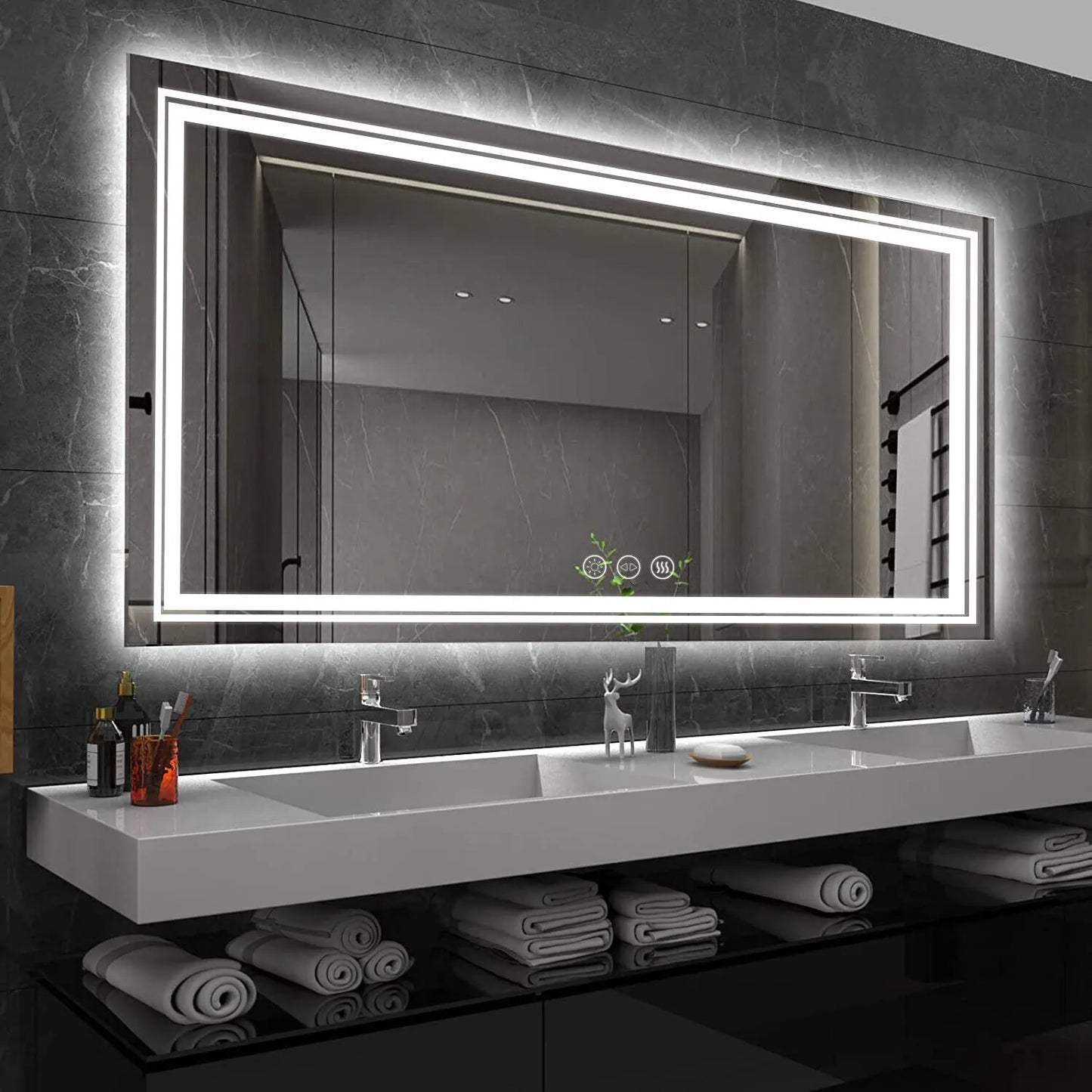 Extra Large Rectangle Bathroom Mirror