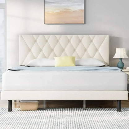 Adjustable Headboard Queen Bed Frame