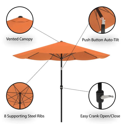 Auto Tilt Patio Umbrella