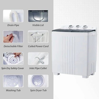 Portable Washing Machine Washer and Dryer Combo