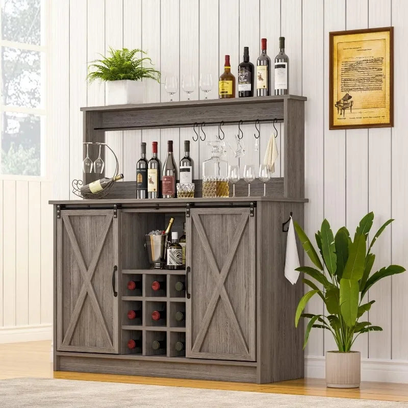 Farmhouse Coffee Bar Cabinet