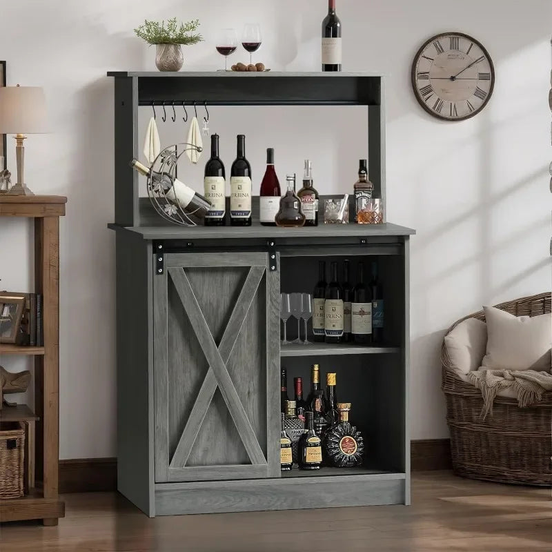 Farmhouse Coffee Bar Cabinet