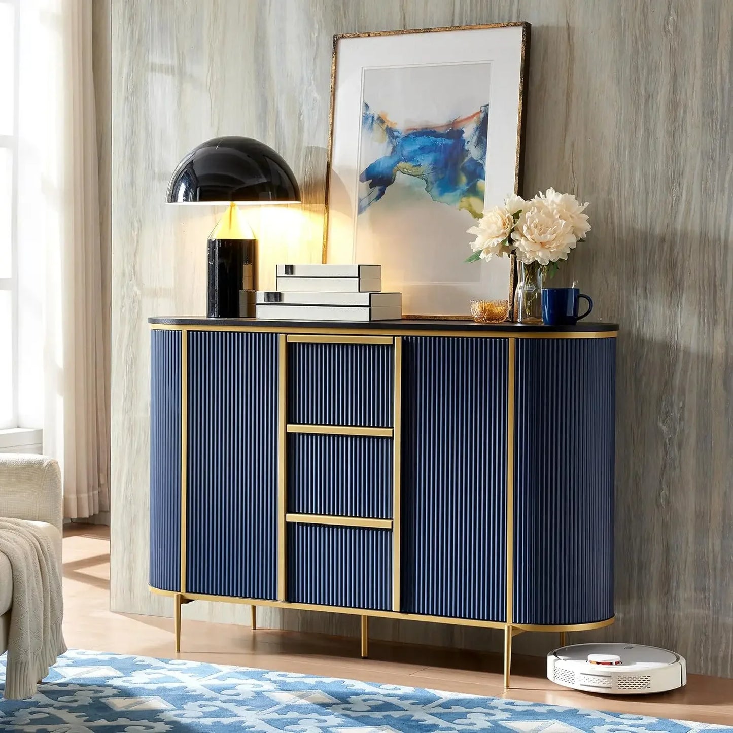 Modern Luxury Sideboard Buffet Cabinet With Storage